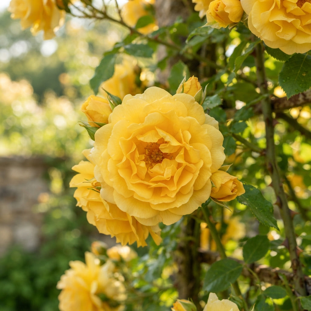 Yellow Climbing Rose Flower Seeds for Planting