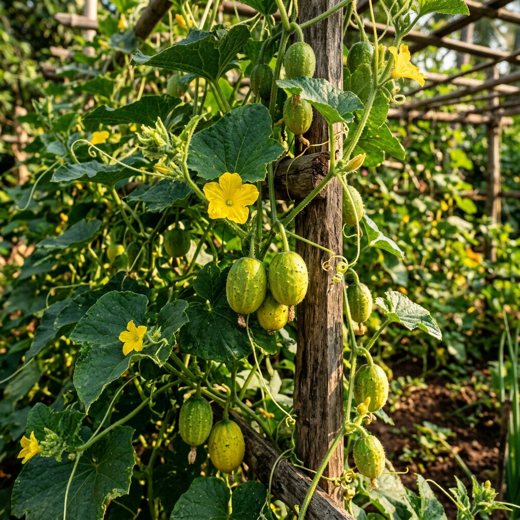 Yellow Cucumber Dosakaya Seeds – Cucumber Seeds for Home Garden