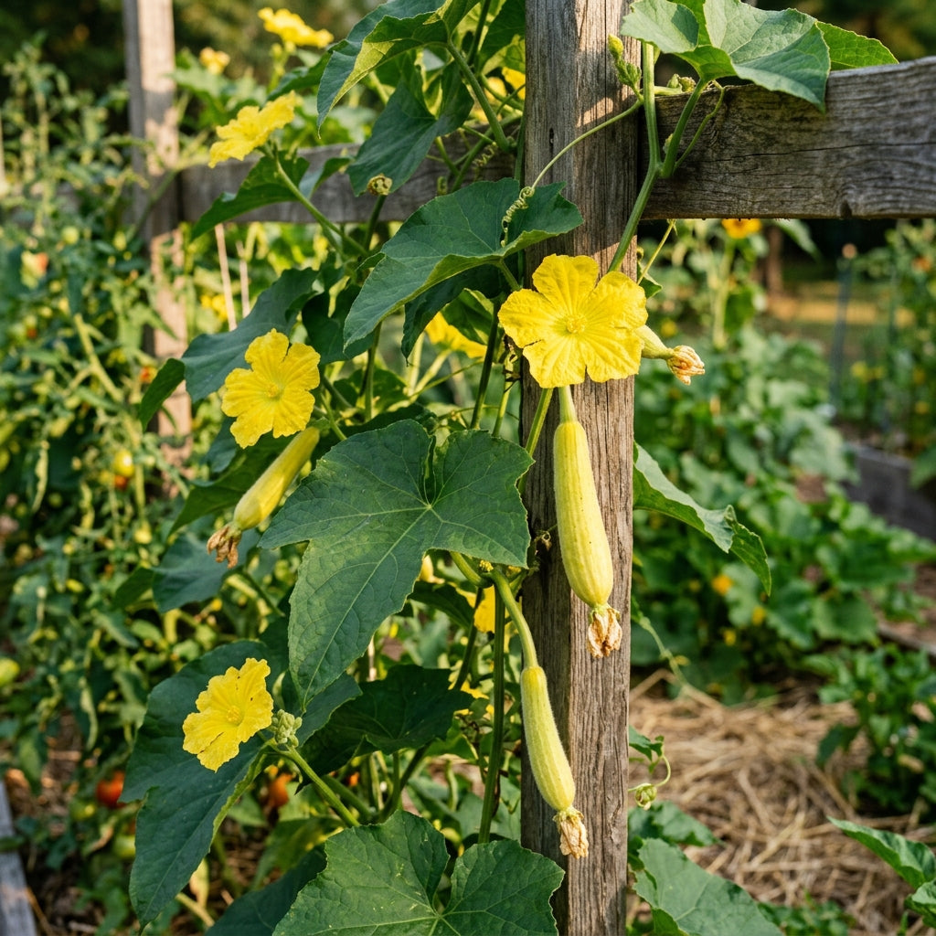 Yellow Luffa Seeds – Luffa Seeds for Home Garden