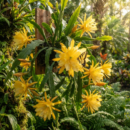 Yellow Epiphyllum Orchid Cactus Seeds for Planting