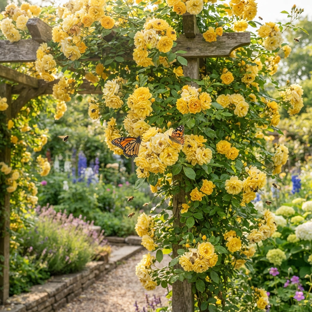 Yellow Climbing Rose Flower Seeds for Planting