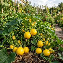 Squash Globe Round Yellow Seeds – Squash Seeds for Home Garden
