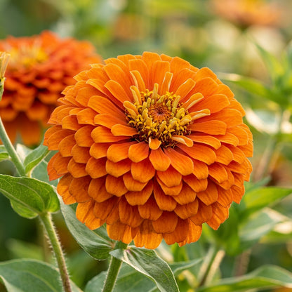 Zinnia Orange King Seeds – Bold Orange Blooms