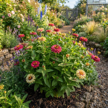 Zinnia Raspberry Lemonade Flower Seeds for Planting