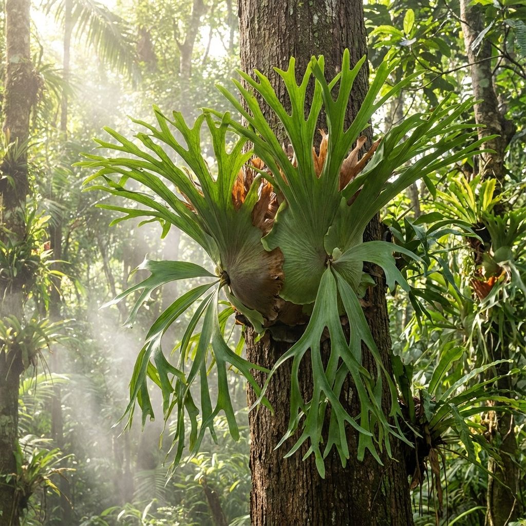 Platycerium Fern Spores – Staghorn Fern Planting Material