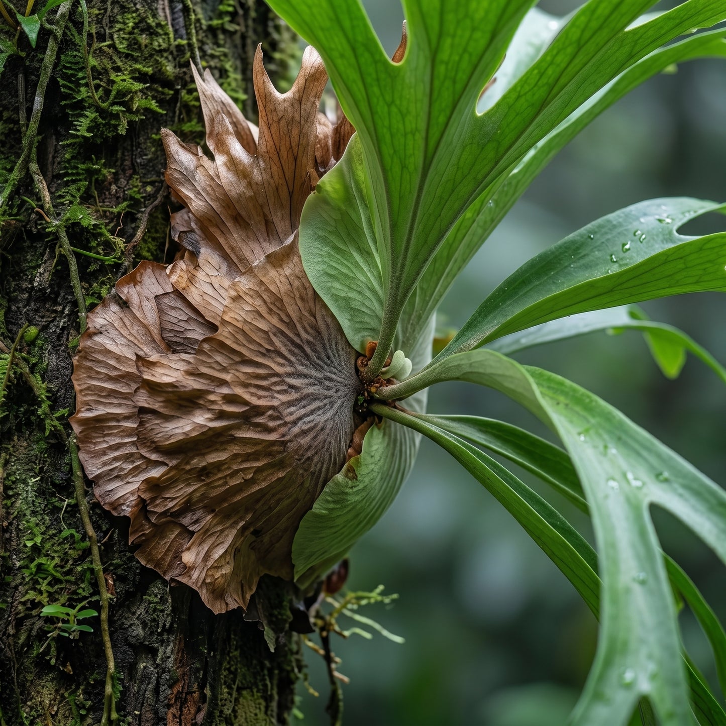 Platycerium Fern Spores – Staghorn Fern Planting Material