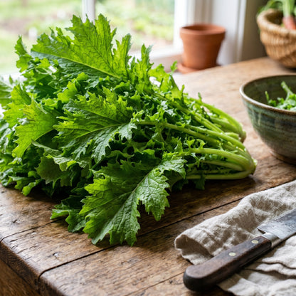 Wasabi Mustard Green Seeds (Brassica juncea) – Spicy Leaf Mustard Seeds