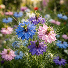 Love in a Mist Seeds (Nigella damascena) – Mixed Nigella Flower Seeds