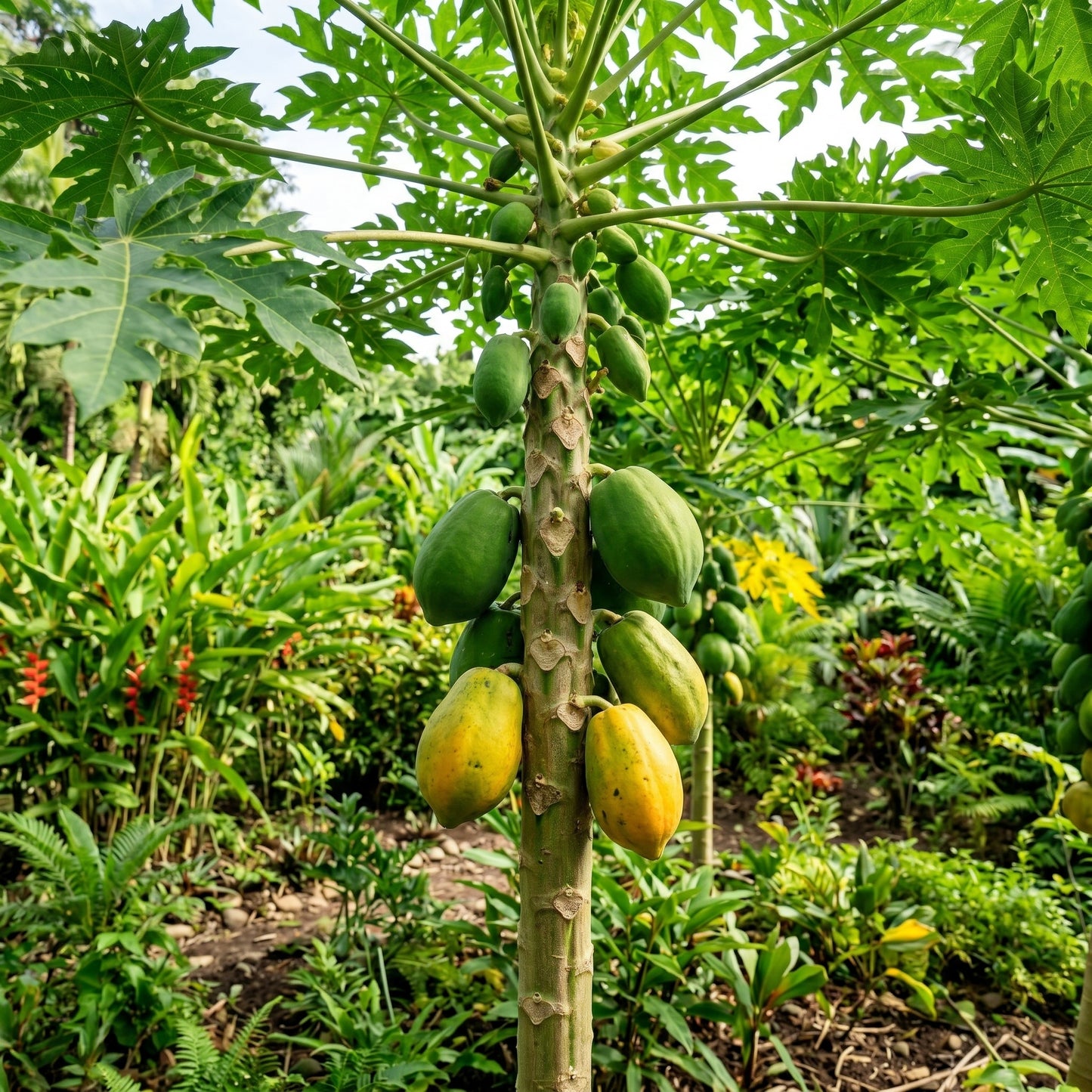 Papaya Seeds Tropical Fruit Plant for Garden Growing