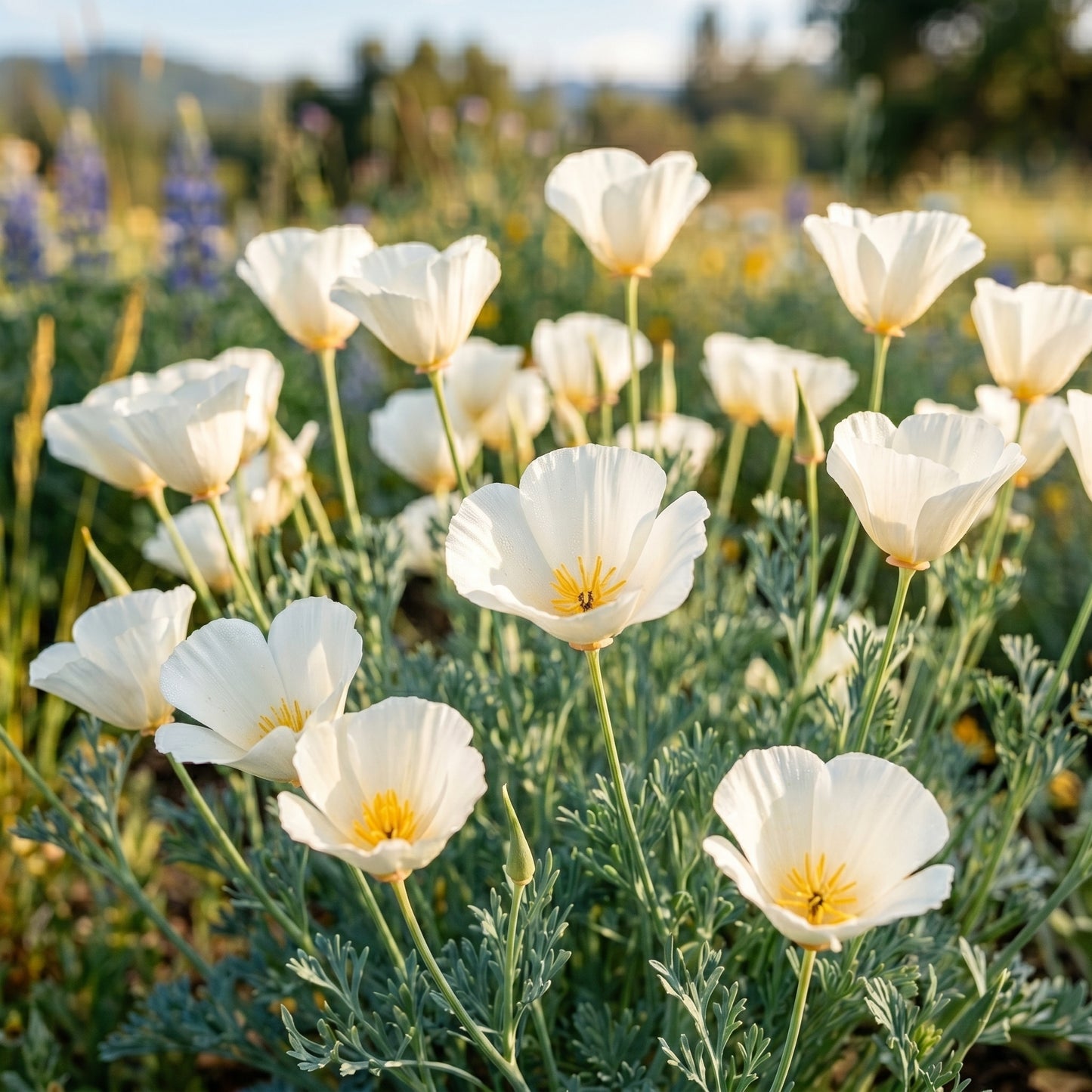 White California Poppy Flower Seeds