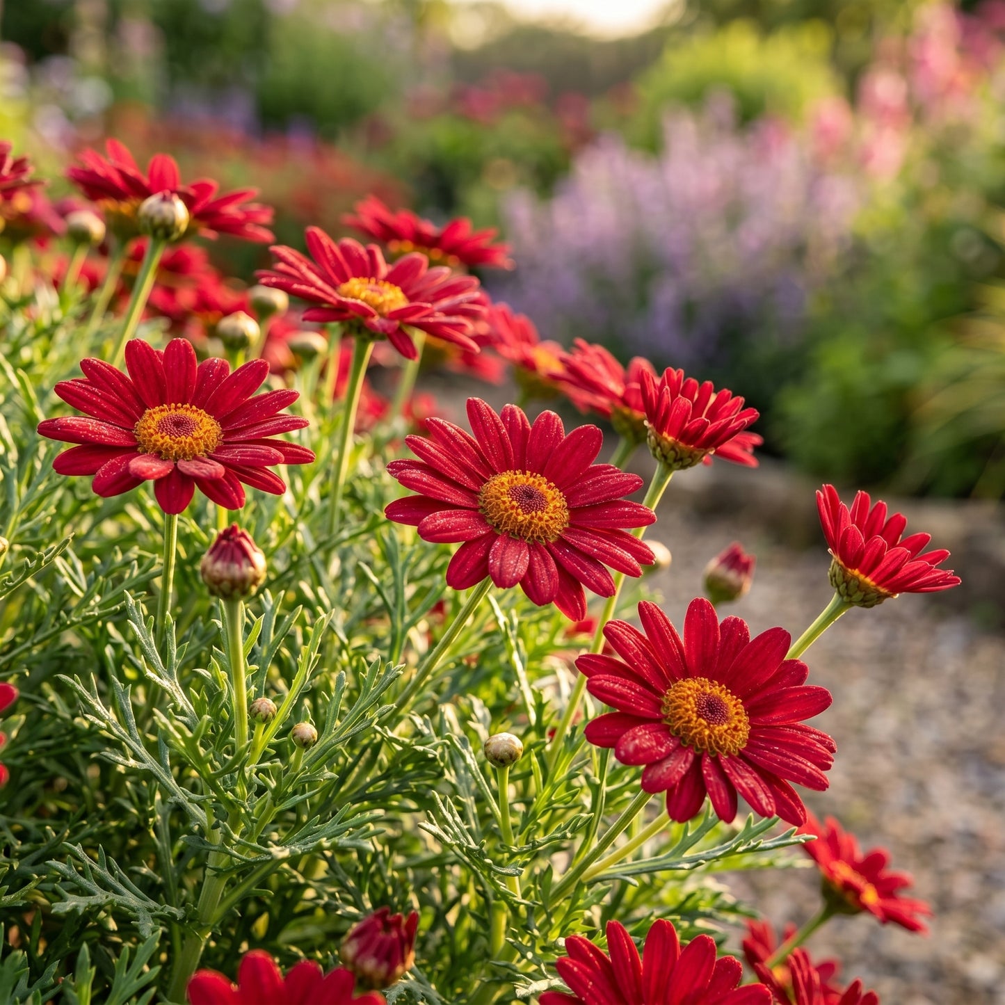 Red Argyranthemum Flower Seeds