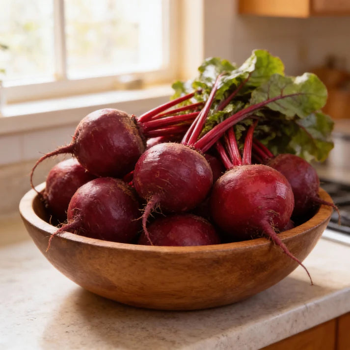 Ruby Queen Beetroot Seeds for Home Garden Planting