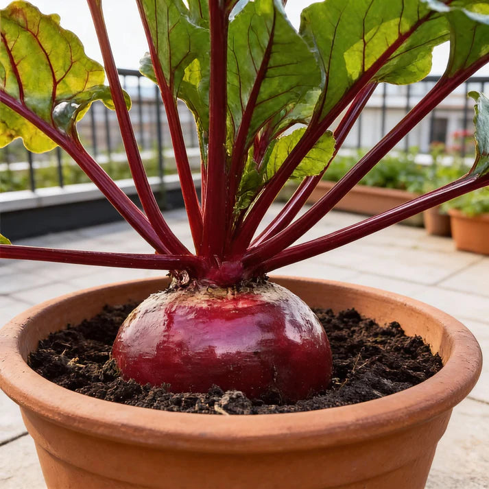 Ruby Queen Beetroot Seeds for Home Garden Planting