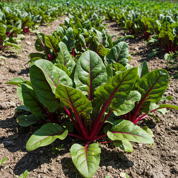 Red Veined Spinach Seeds for Home Garden