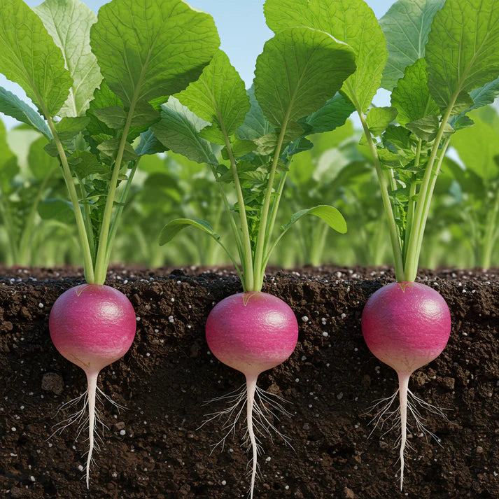 Radish Malaga Violet Seeds for Home Garden Planting