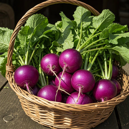 Radish Malaga Violet Seeds for Home Garden Planting