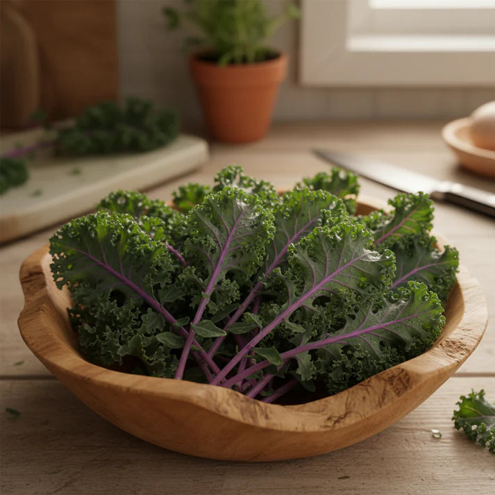 Red Kale Vegetable Seeds for Garden Planting