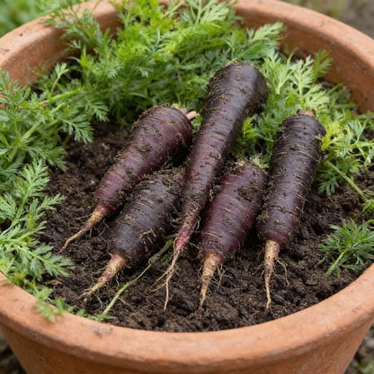 Pusa Asita Black Carrot Seeds – Deep Purple Carrot Variety