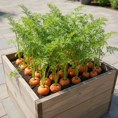 Carrot Paris Market Seeds for Containers and Gardens