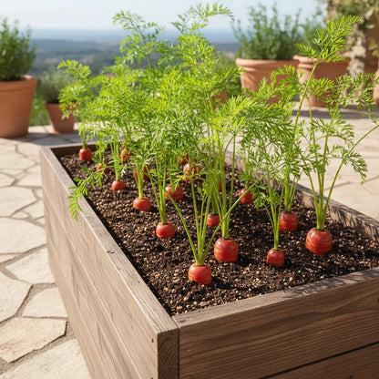 Carrot Atomic Red Seeds - Red Carrot Seeds for Home Garden Planting