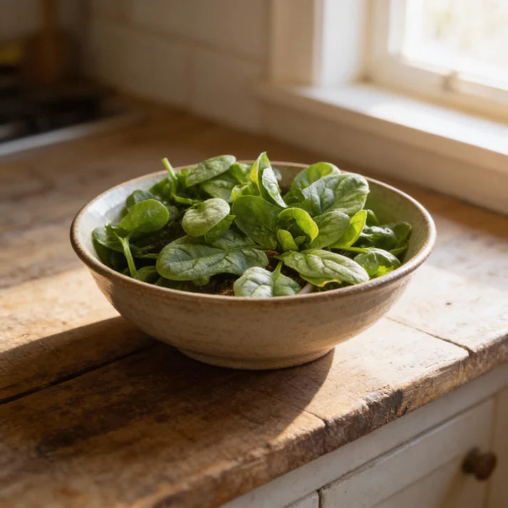 Nobel Spinach Seeds for Home Gardens