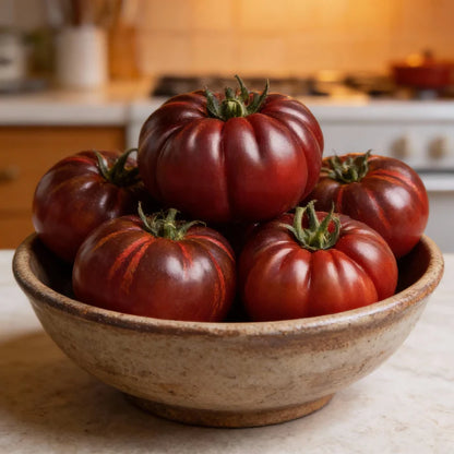 Organic India Seeds - Chyornyi Slon Russian Heirloom Tomato Seeds – Tomato Seeds for Home Garden