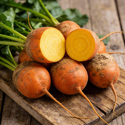 Yellow Intermediate Mangel Beet Seeds for Home Gardening