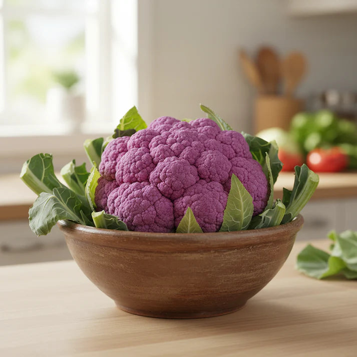 Purple Cauliflower Seeds for Home Garden