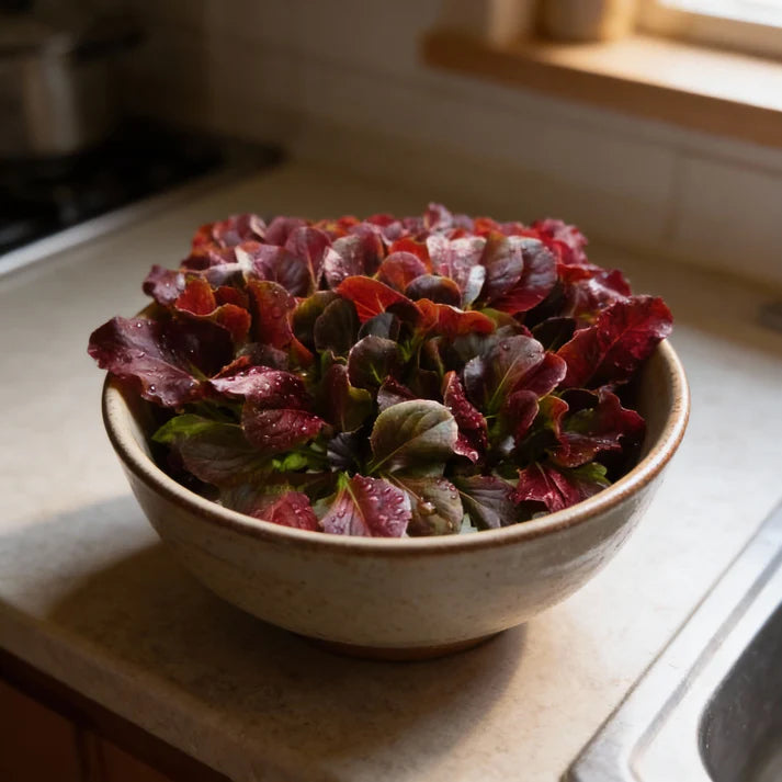 Red Cos Lettuce Seeds for Home Garden