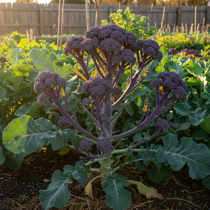 Purple Broccoli Heirloom Seeds for Home Garden