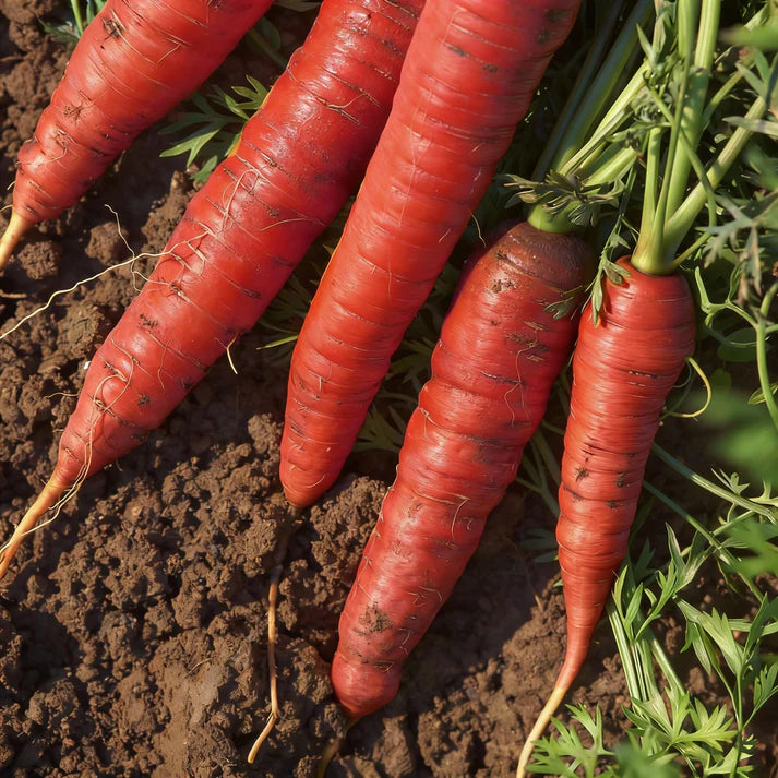 Carrot Atomic Red Seeds - Red Carrot Seeds for Home Garden Planting