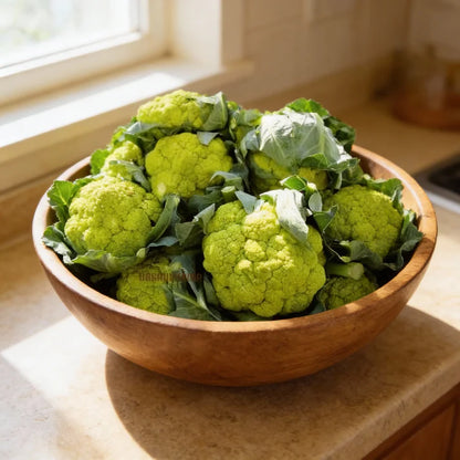 Green Cauliflower Seeds for Home Garden