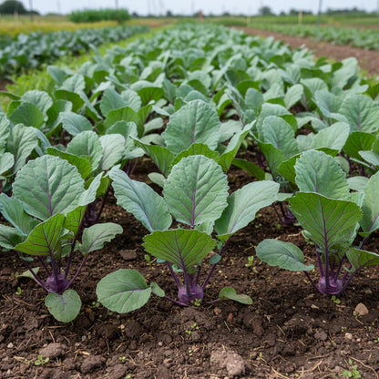 Purple Kohlrabi Seeds for Home Gardening