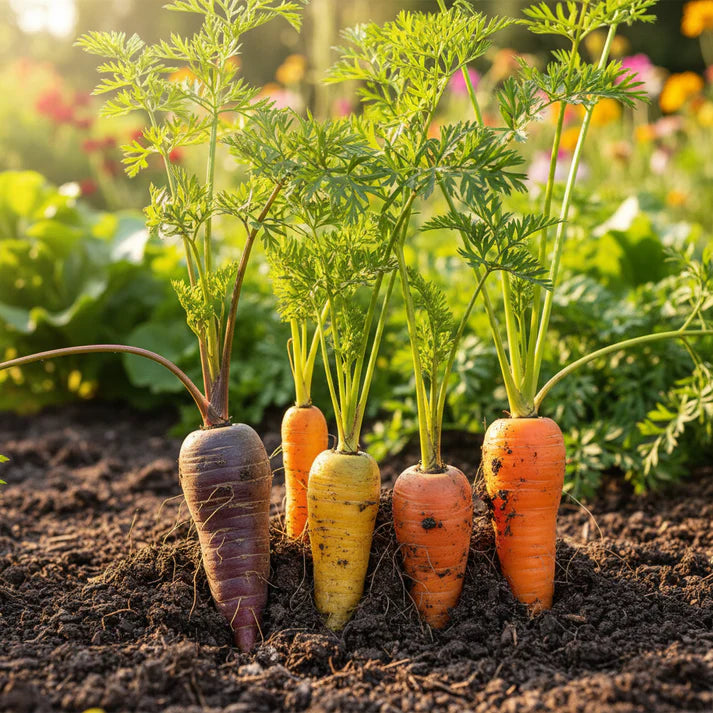 Carrot Seeds Assortment Pack of 3 for Home Garden Planting