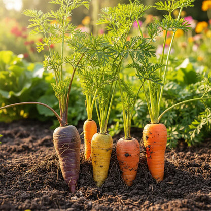 Carrot Seeds Assortment Pack of 3 for Home Garden Planting