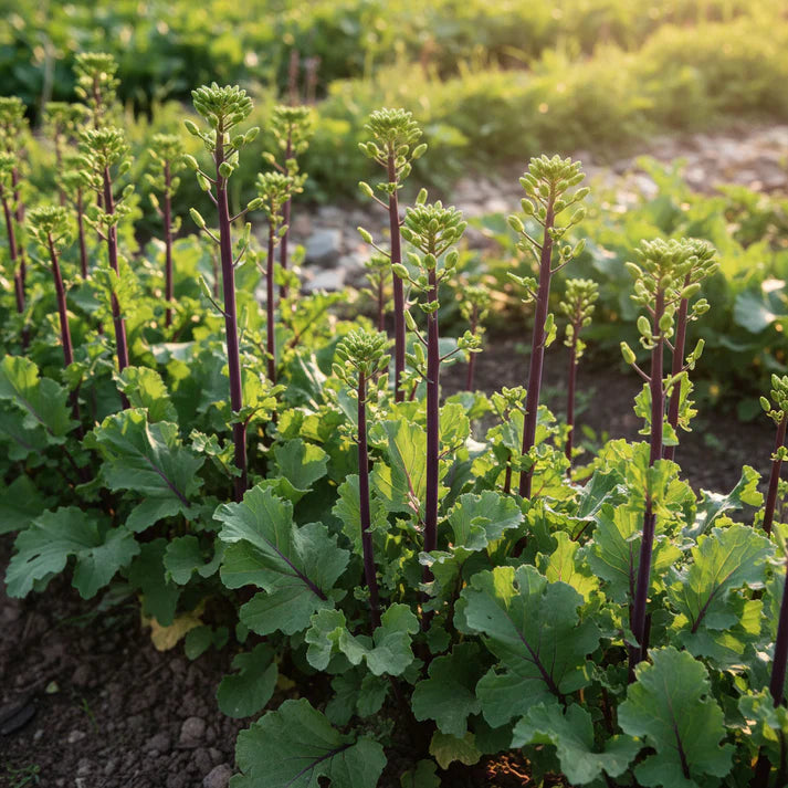 Purple Choy Sum Seeds for Home Garden