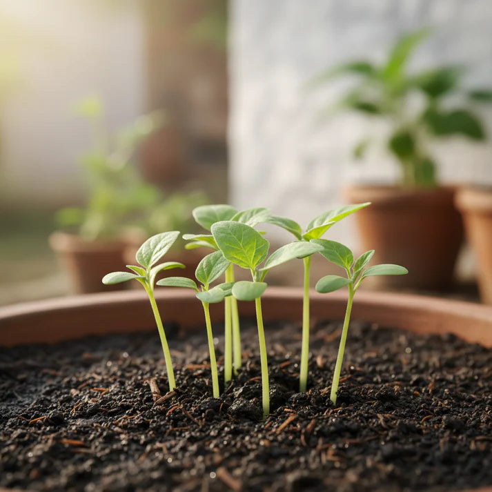 Brinjal Green Round Vegetable Seeds for Home Gardening