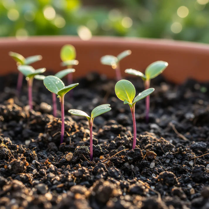 Purple Kohlrabi Seeds for Home Gardening