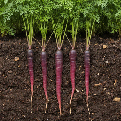 Cosmic Purple Carrot Seeds Heirloom Purple Roots for Planting