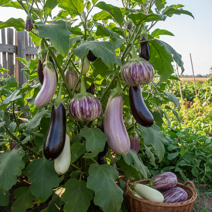 Eggplant Heirloom Mix Seeds – Eggplant Seeds for Home Garden