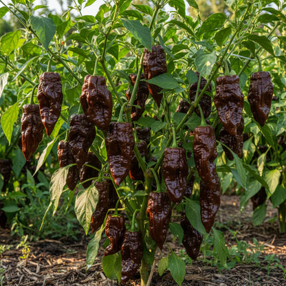Jolokia Chocolate Brown Chilli Seeds – Chocolate Chilli Seeds for Home Garden