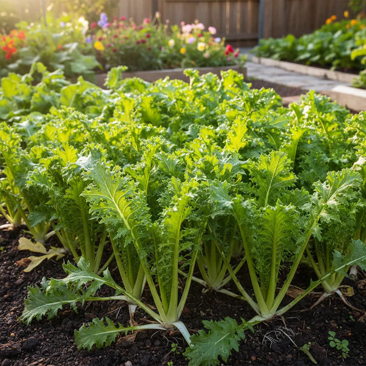 Mizuna Heirloom Mix Seeds for Home Garden