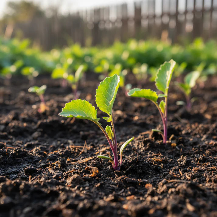 Kohl Rabi Purple Vienna Seeds for Home Garden Planting