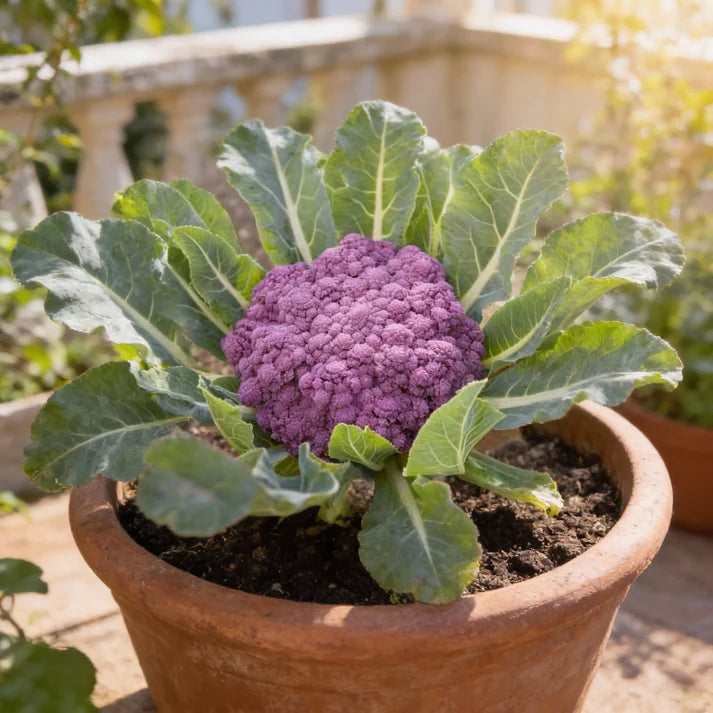 Purple Cauliflower Seeds for Home Garden