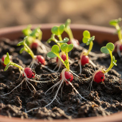 Pink Radish Seeds for Fast Growing Root Harvests