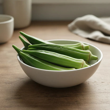 Cajun Jewel Okra Seeds for Home Gardening
