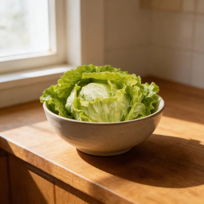 Organic Iceberg Lettuce Seeds for Home Garden