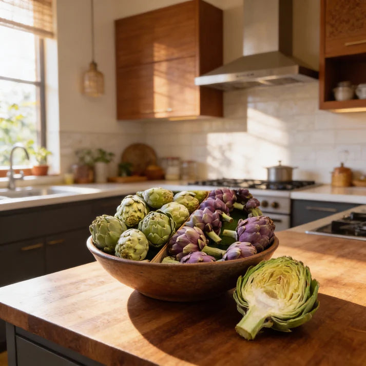 Artichoke Green Purple Seeds for Home Garden