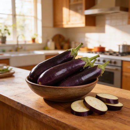 Aubergine Moneymaker F1 Seeds for Home Garden