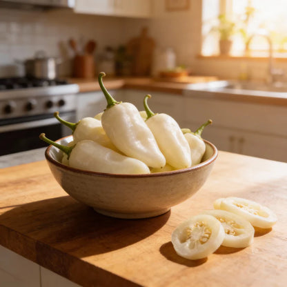 Chilli Habanero White Seeds for Home Garden